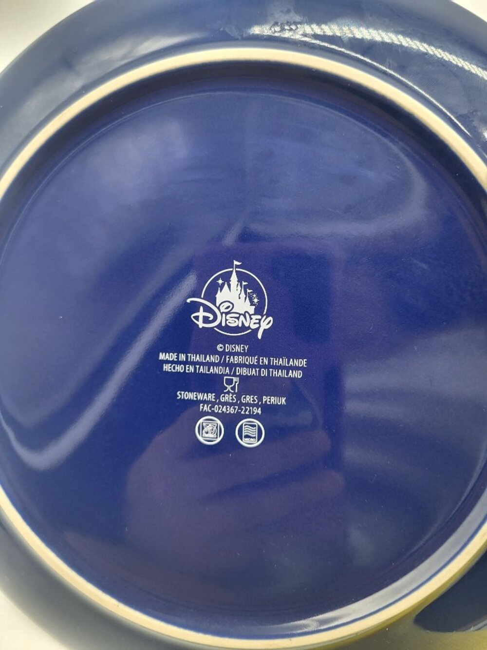 Disney Parks Hanukkah Holiday Plates Blue Set of 4 Mickey Mouse Salad Dessert - Picture 7 of 8